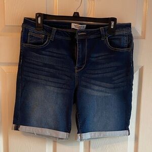 Almost Famous Indigo Bermuda Shorts
